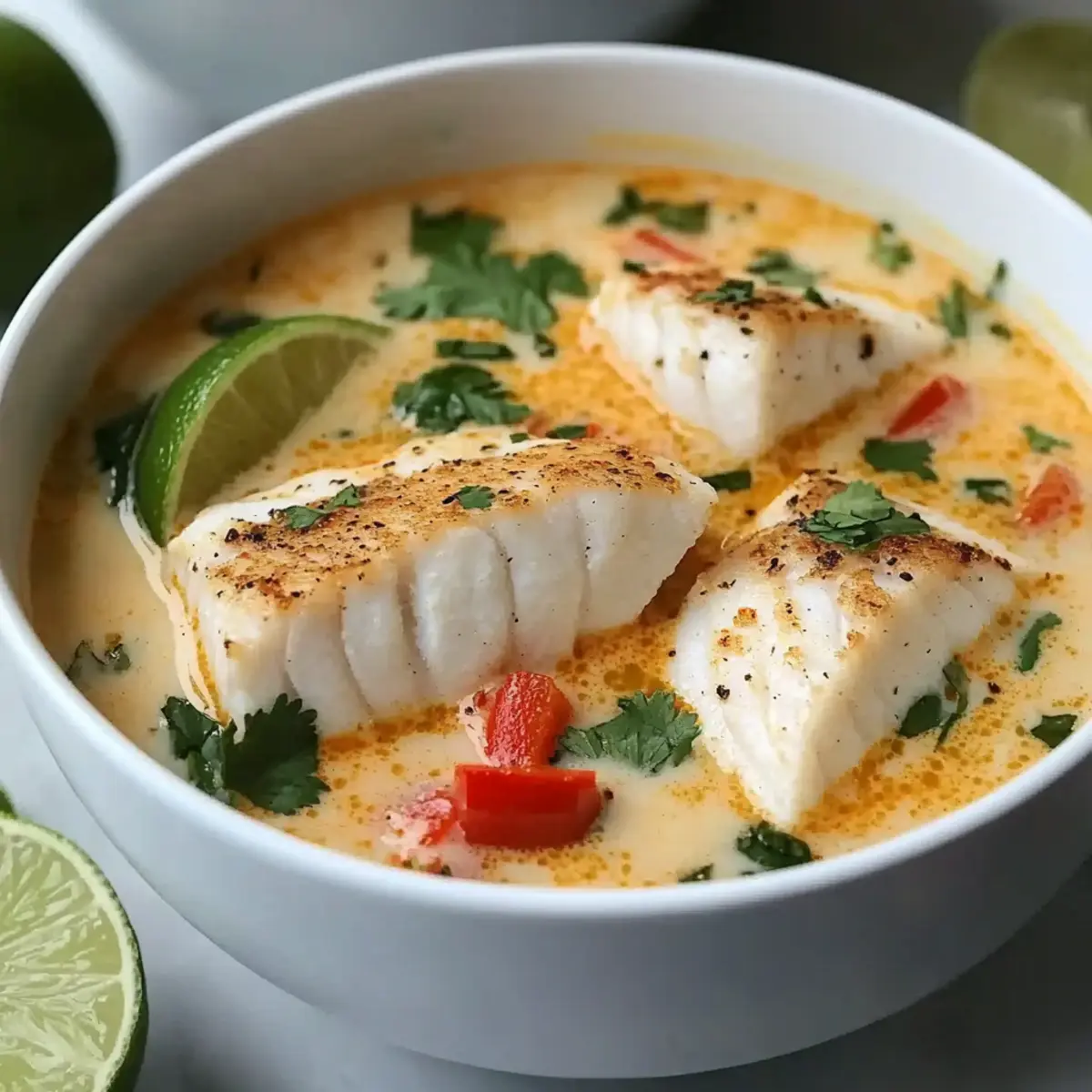 Coconut Lime Fish Soup
