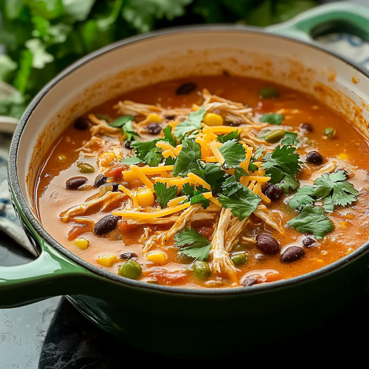Chicken Enchilada Soup