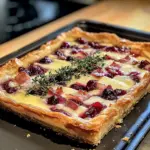 Cranberry Brie Tart