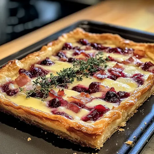Cranberry Brie Tart