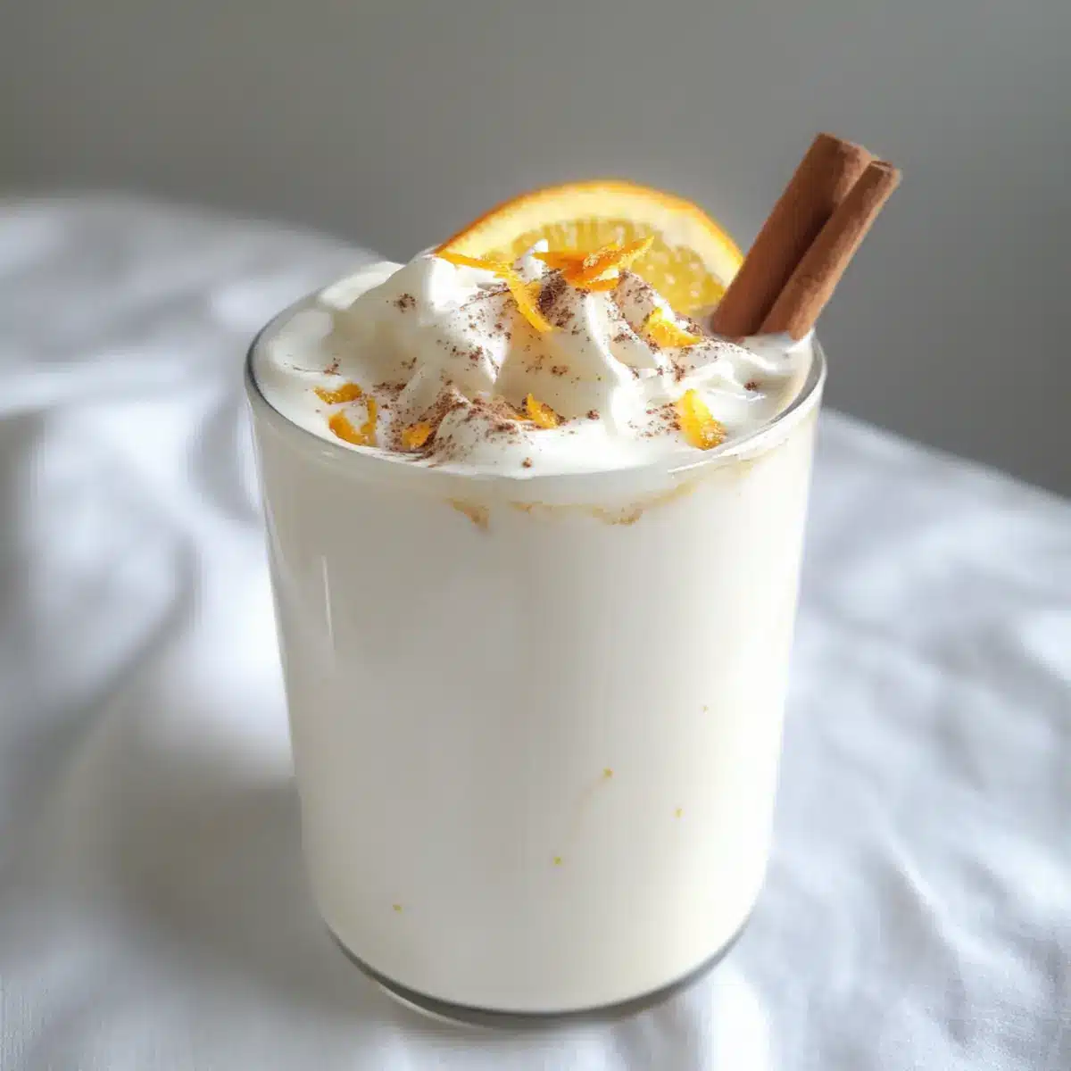 White chocolate orange almond cocoa