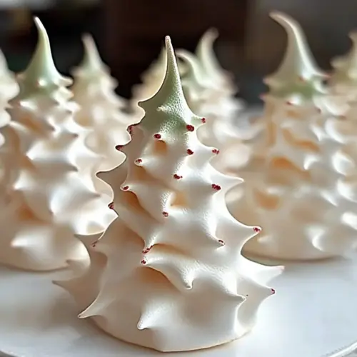 Tree Meringue Cookies