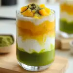 Iced Mango Matcha Latte