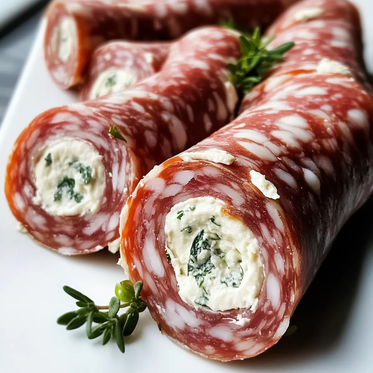 Cream Cheese Salami Roll