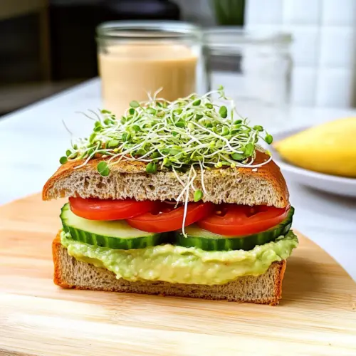 Avocado Sprouts Sandwich