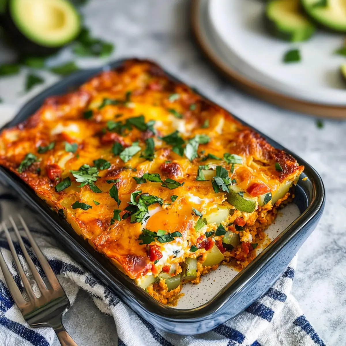 Chorizo & Potato Egg Casserole