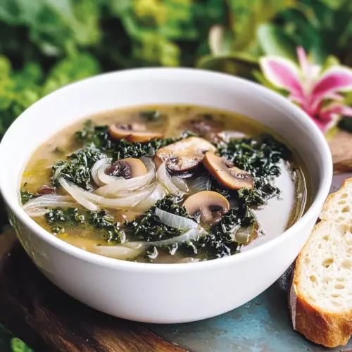 Caramelized Onion and Mushroom Soup