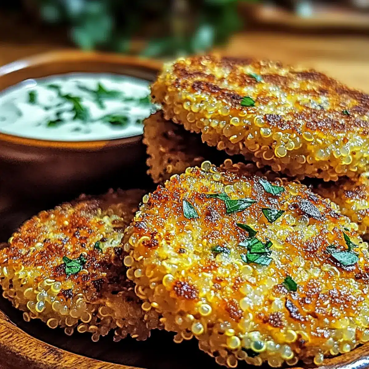 Crunchy Quinoa Veggie Patties