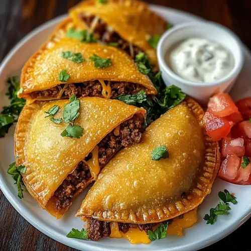Spicy Crispy Mexican Taco Pockets