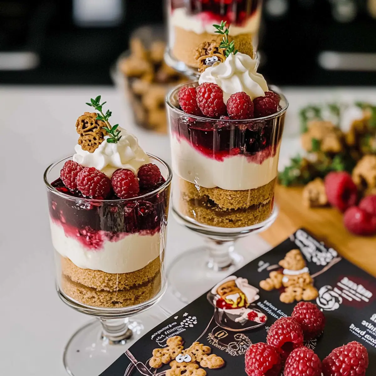 No-Bake White Chocolate Cheesecakes