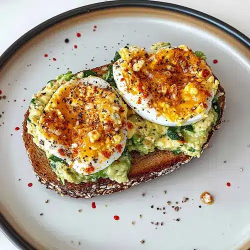 Crispy Egg Salad Avocado Toast