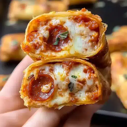High Protein Pepperoni Pizza Rolls