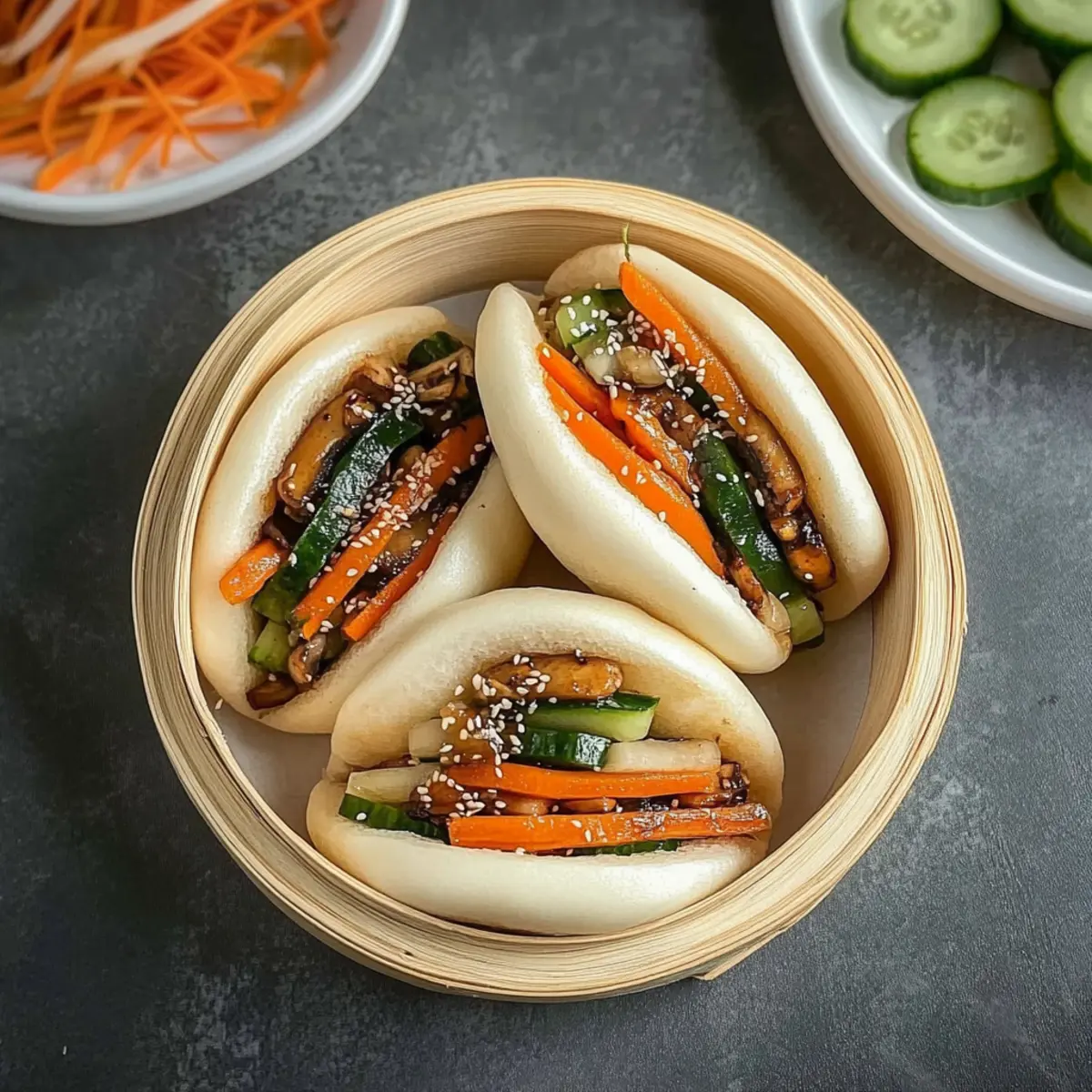 Hoisin Mushroom Gua Baos