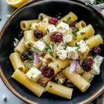 Feta & Cranberry Rigatoni Salad