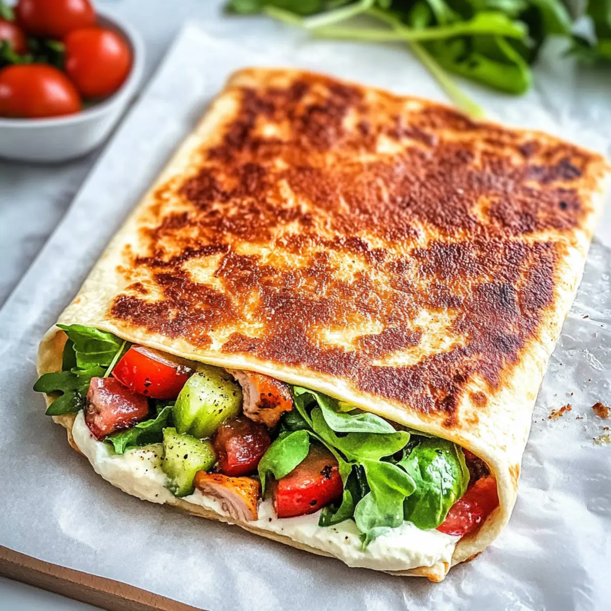 Cottage Cheese Wraps