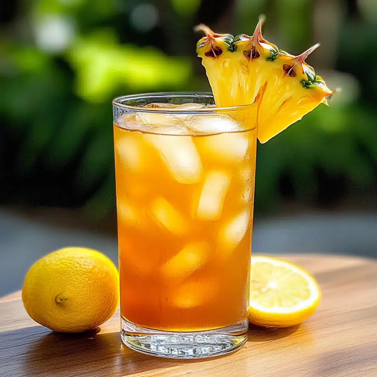 Lemony Pineapple Iced Tea
