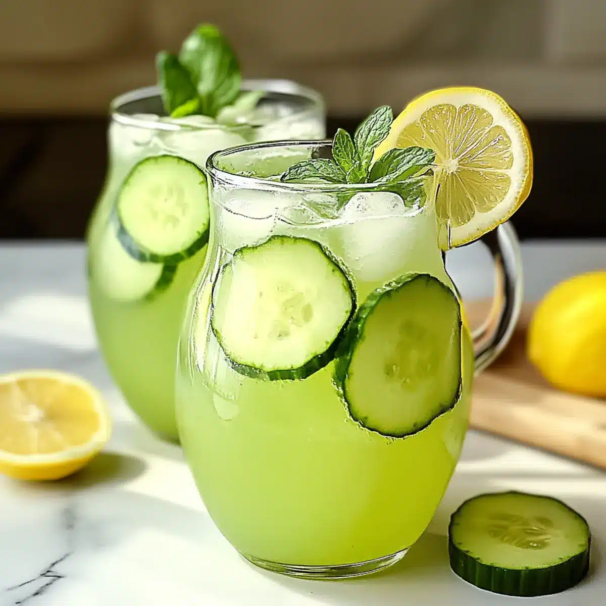 Refreshing Cucumber Lemonade