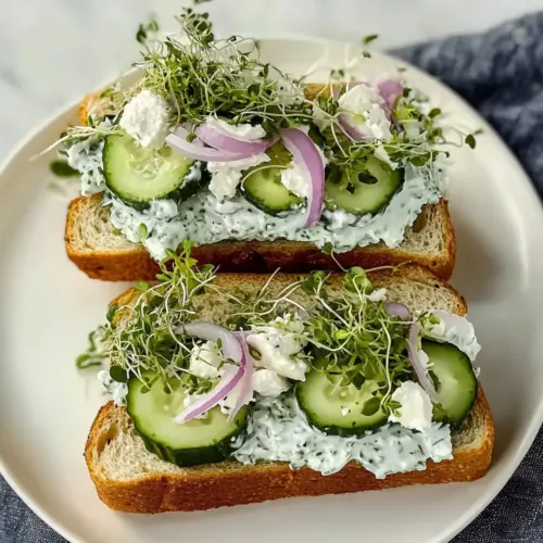 Cucumber Salad Sandwiches
