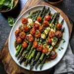 Caprese Roasted Asparagus
