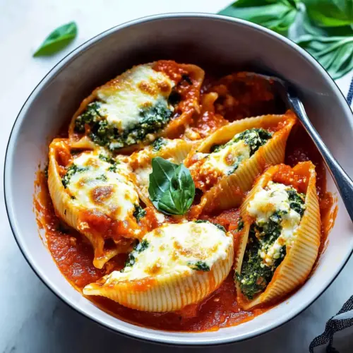 Spinach Ricotta Stuffed Shells