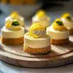 Mini Lemon Cheesecakes