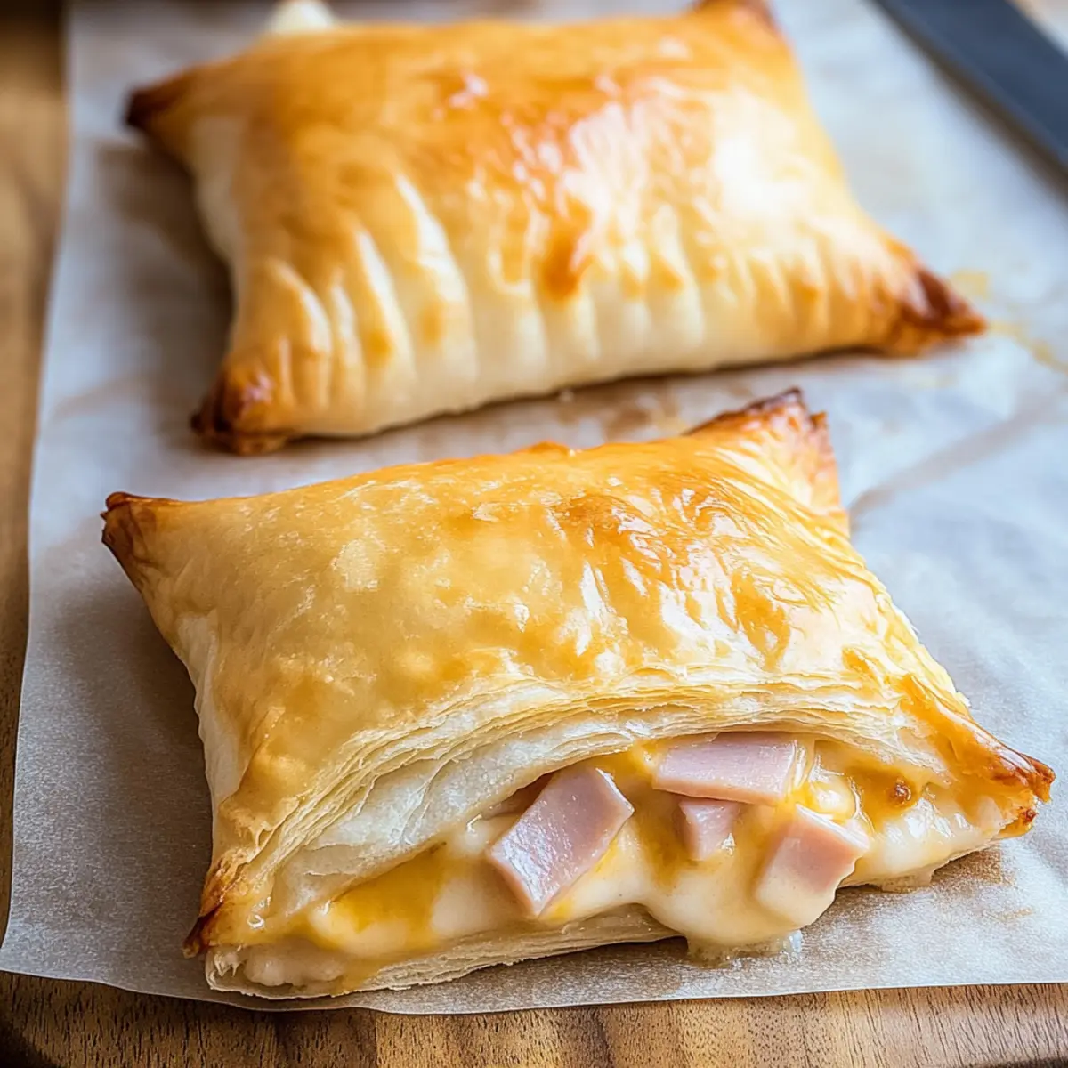 Homemade Ham and Cheese Hot Pockets