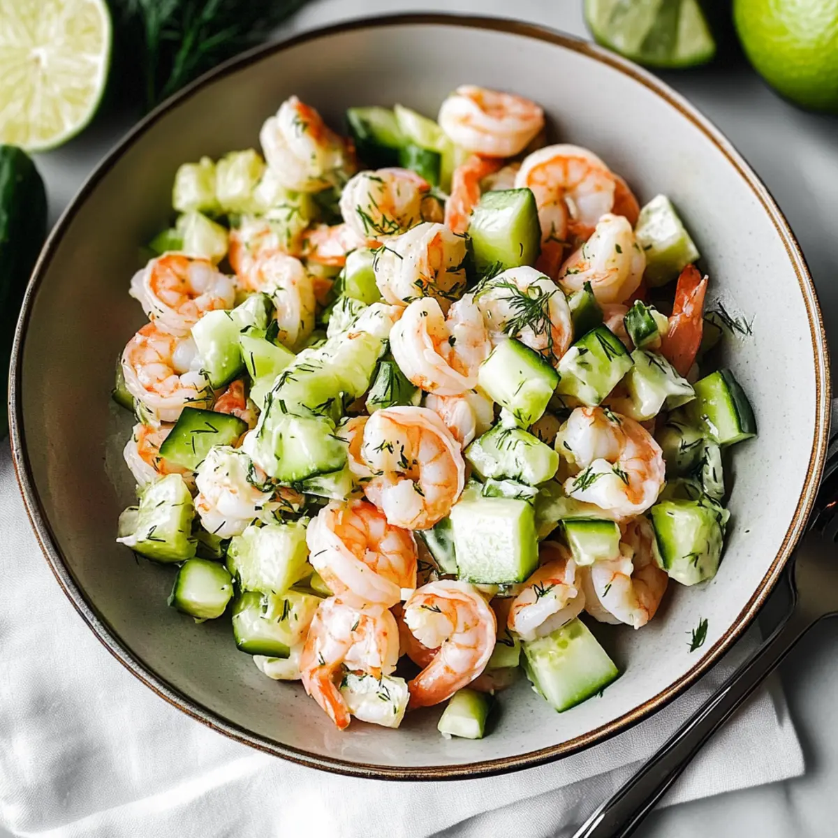 Cucumber Shrimp Salad