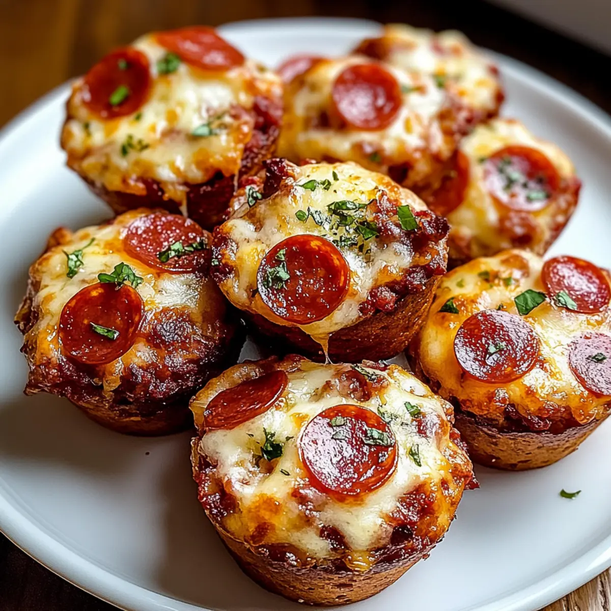 Carnivore Pizza Muffins