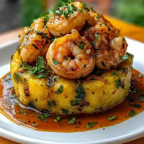 Garlic Shrimp Mofongo