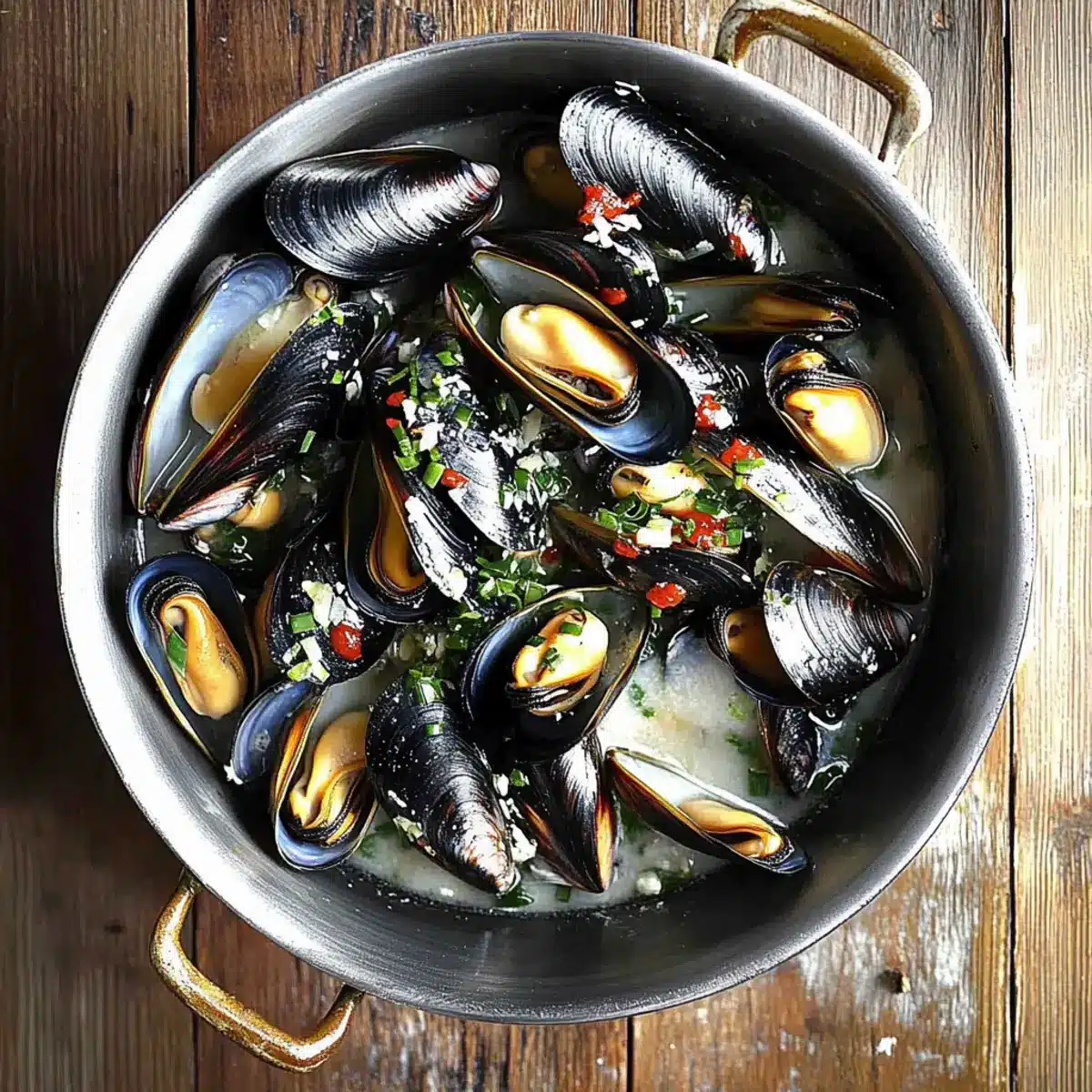 Mussels in Garlic Miso
