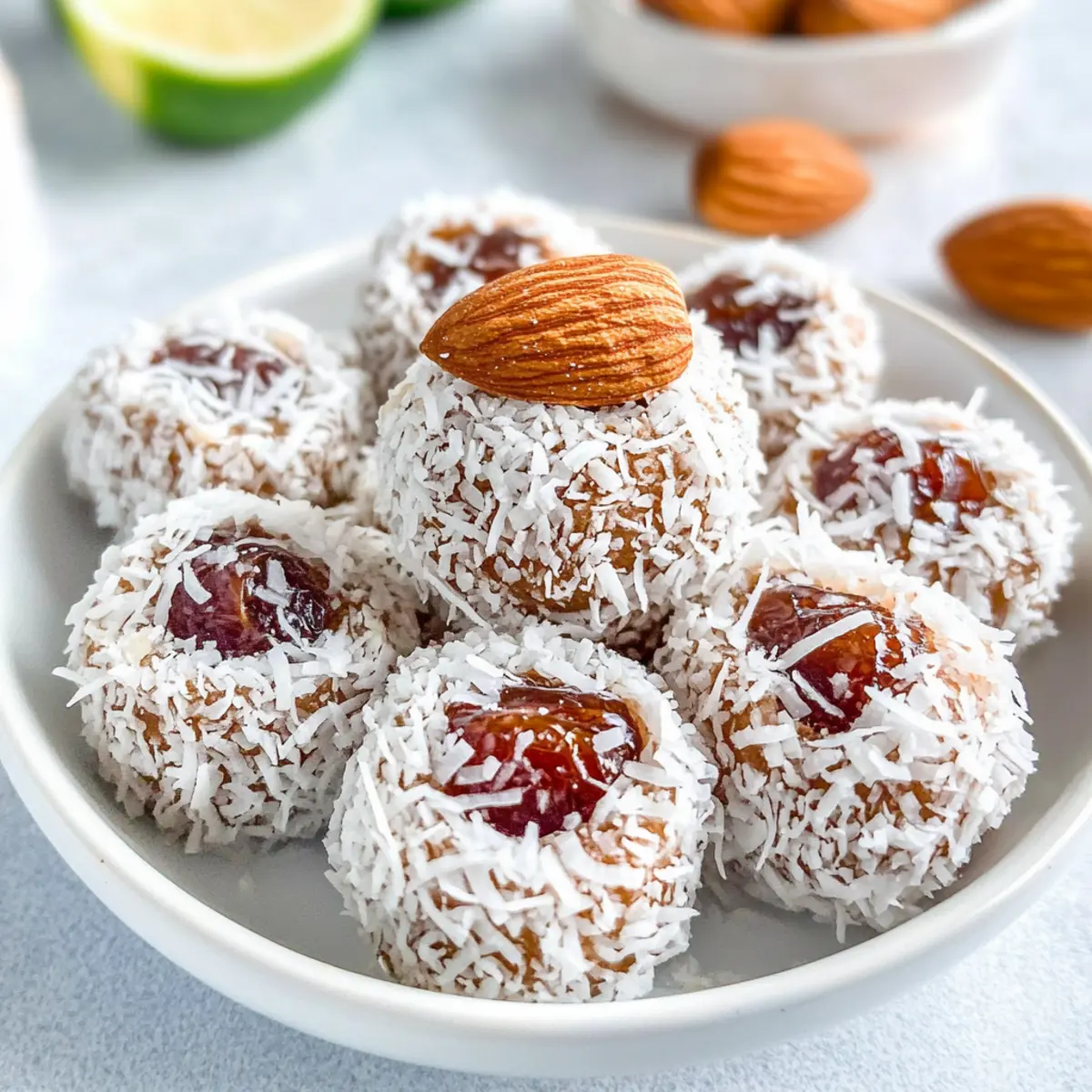 Coconut Date Rolls