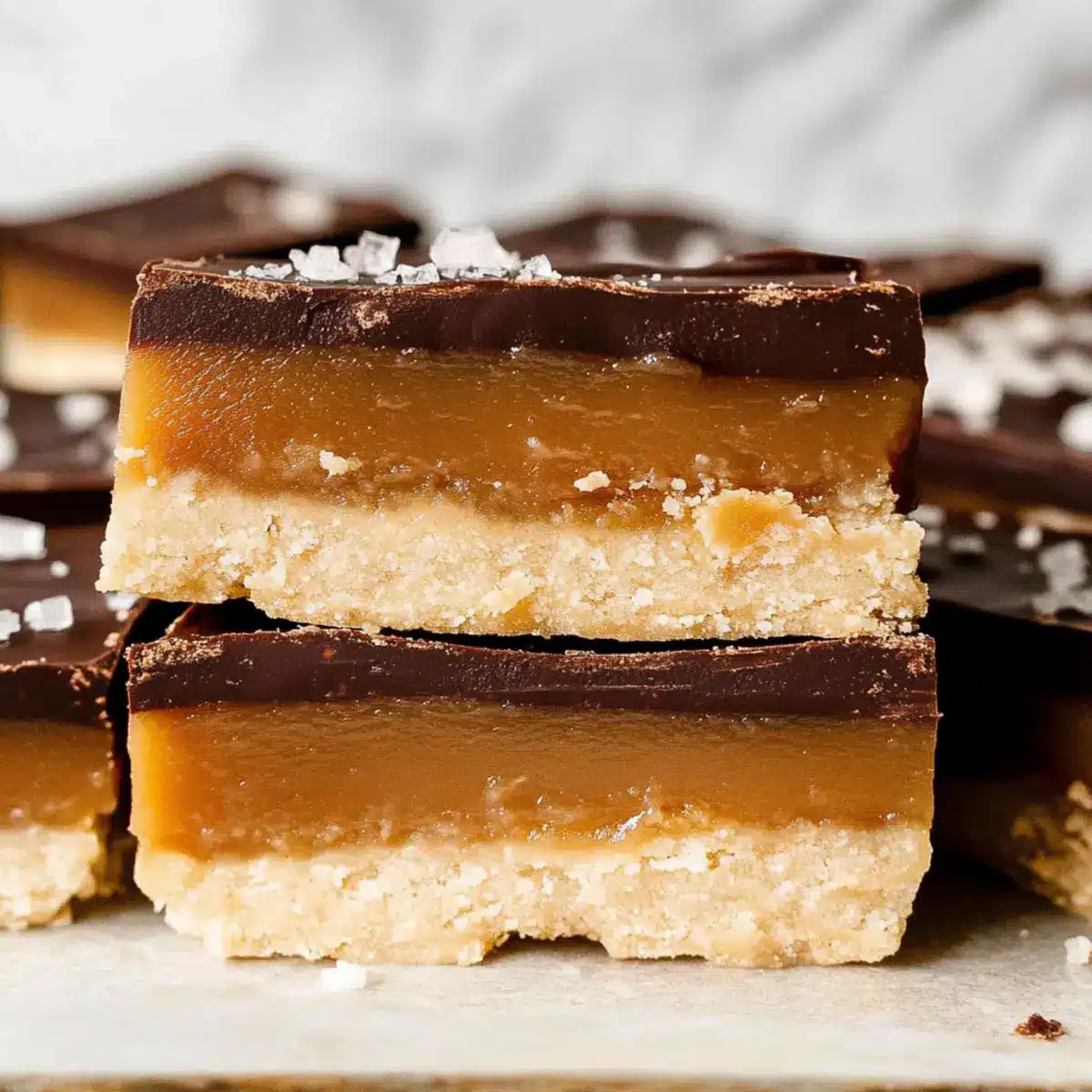 Healthy Twix Bars