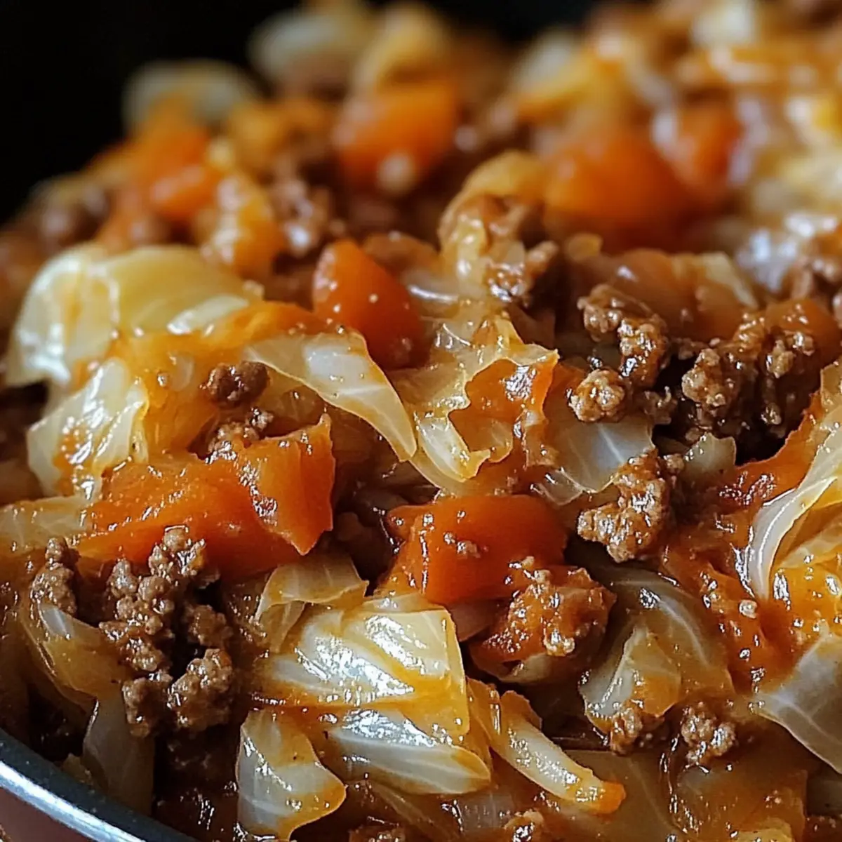 Cabbage and Ground Beef