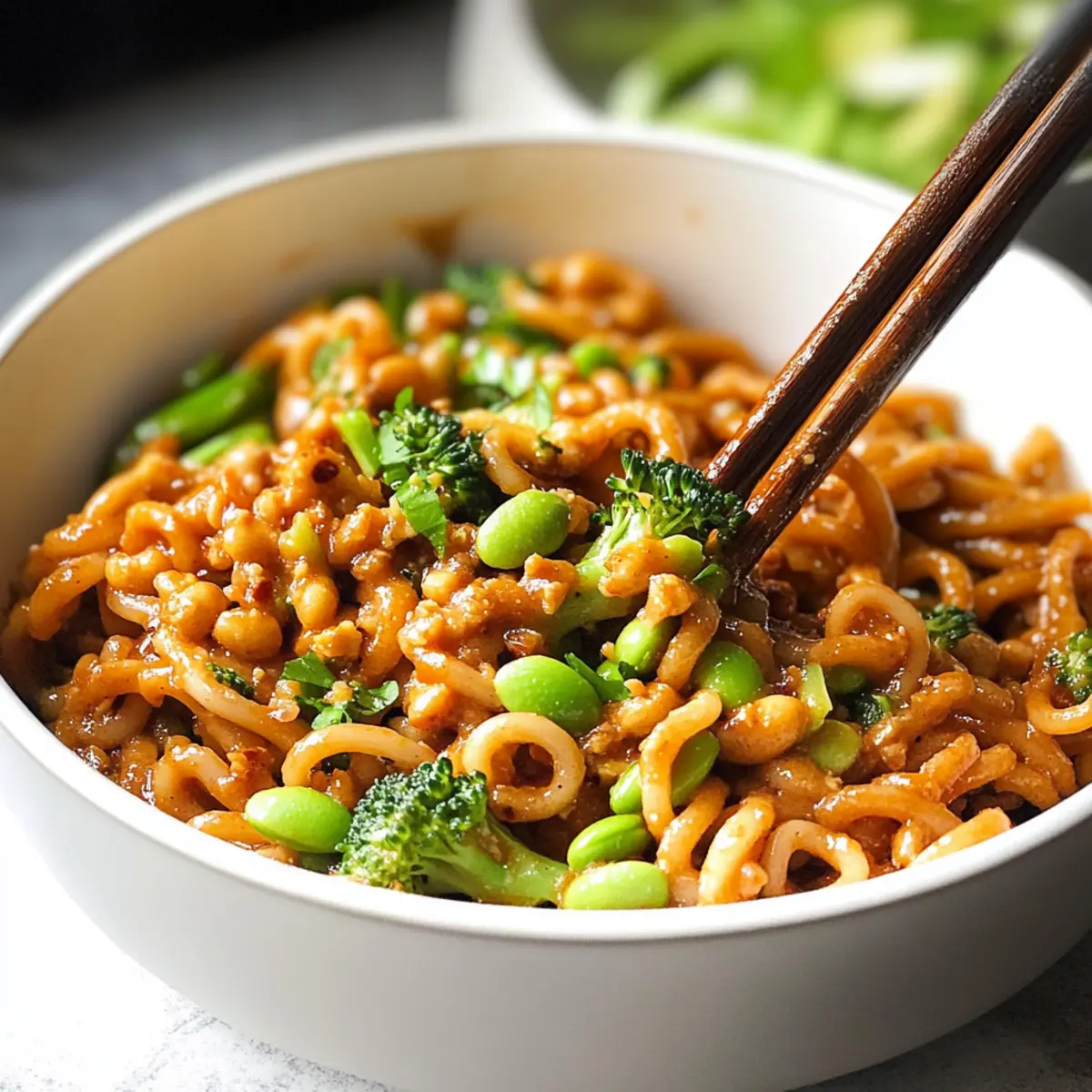 Spicy Peanut Butter Noodles