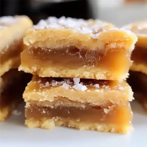 Salted Caramel Butter Bars