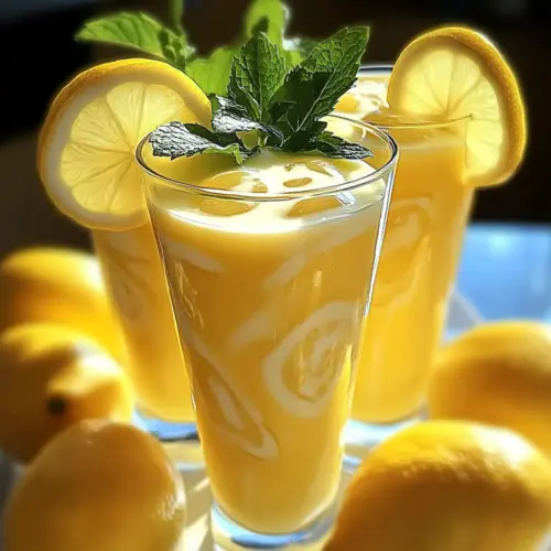 Condensed Milk Lemonade Refreshing