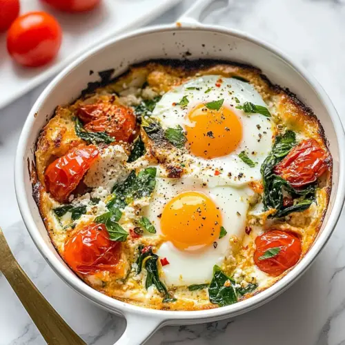 Baked Feta Eggs Recipe