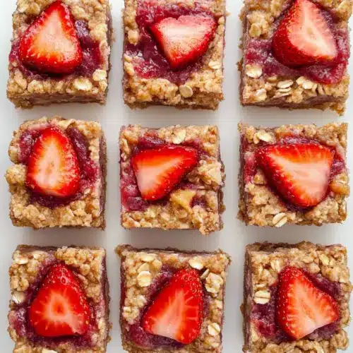 Strawberry Oatmeal Bars