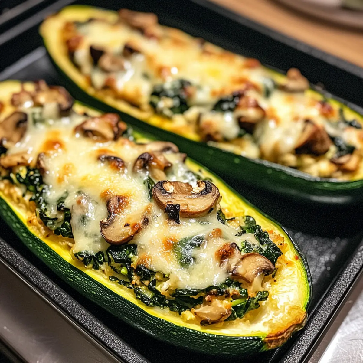 Spinach, Mushroom, and Ricotta Stuffed