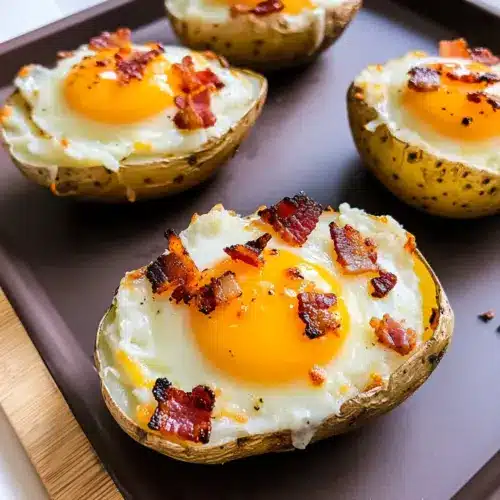 Twice Baked Loaded Breakfast Potatoes