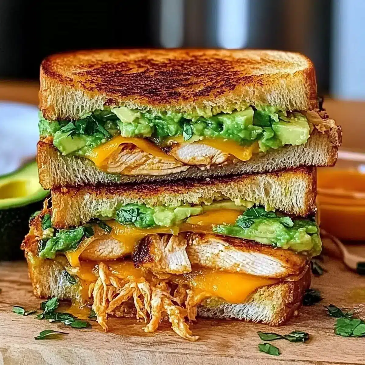 Chicken Avocado Melt Sandwich