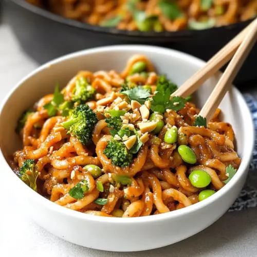 Spicy Peanut Butter Noodles