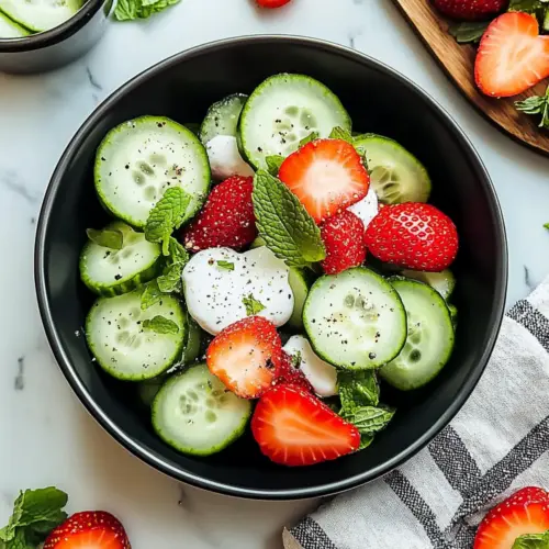 This Cucumber Strawberry Salad