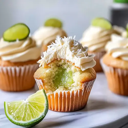 Vegan Coconut Lime Cupcakes