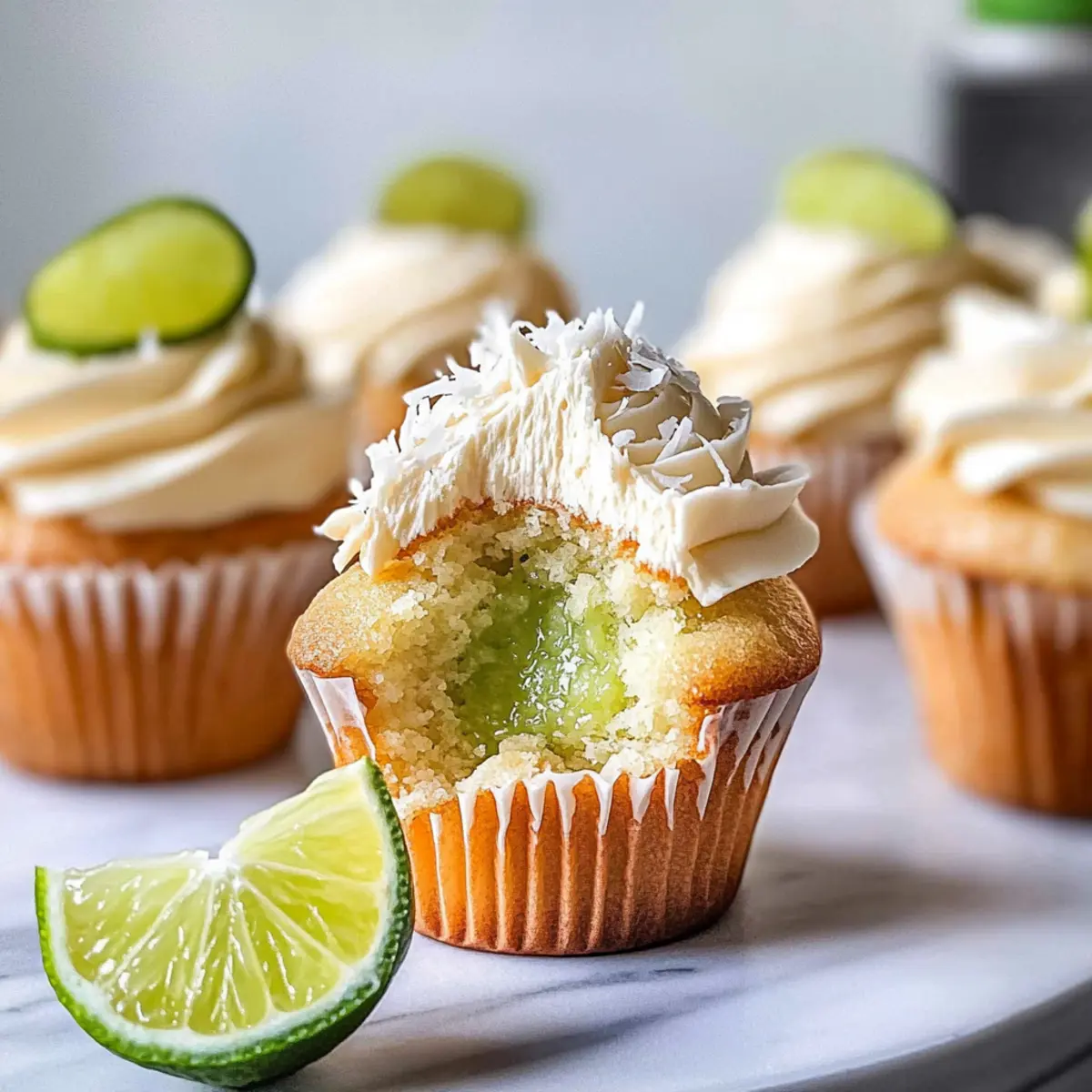 Vegan Coconut Lime Cupcakes