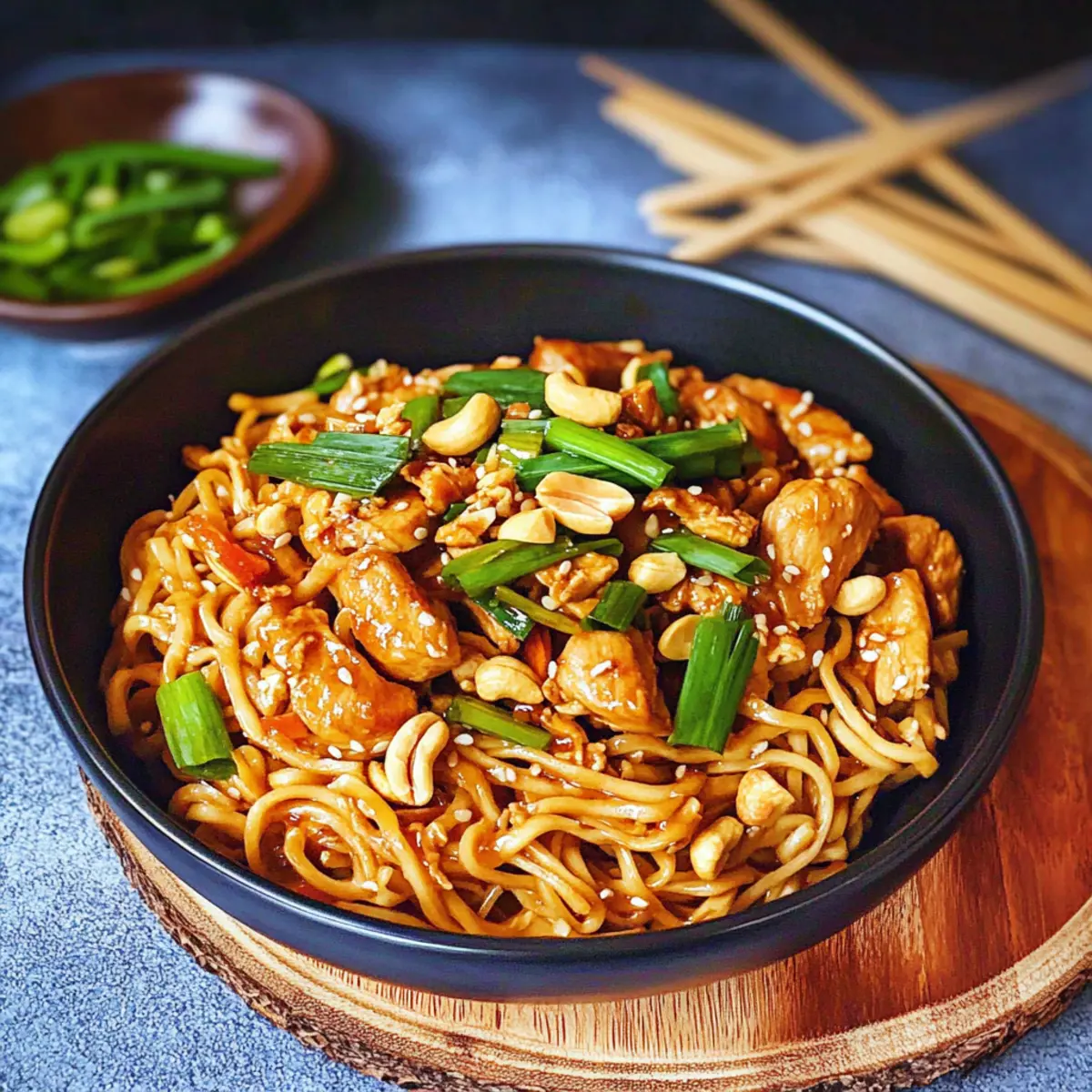 Kung Pao Chicken Noodles