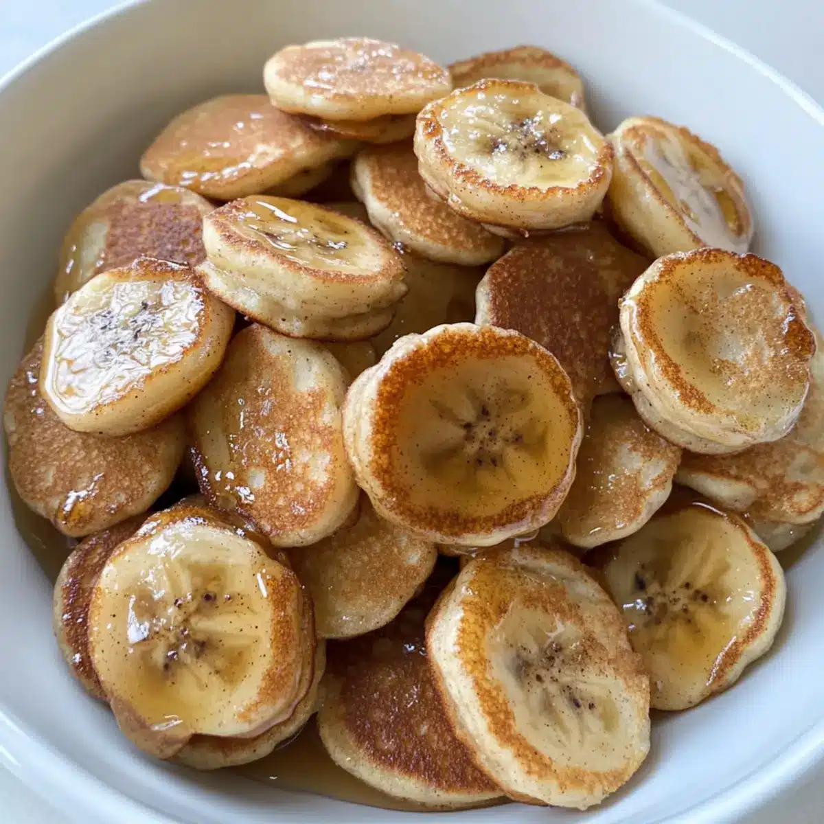 Mini Banana Pancake Bites