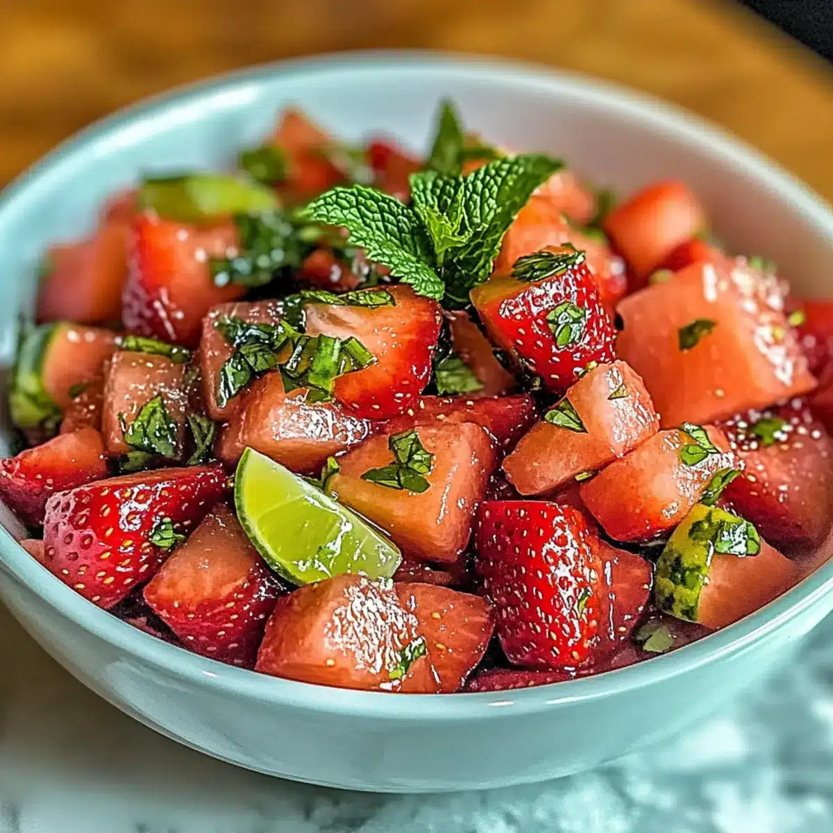 Strawberry Watermelon Salad