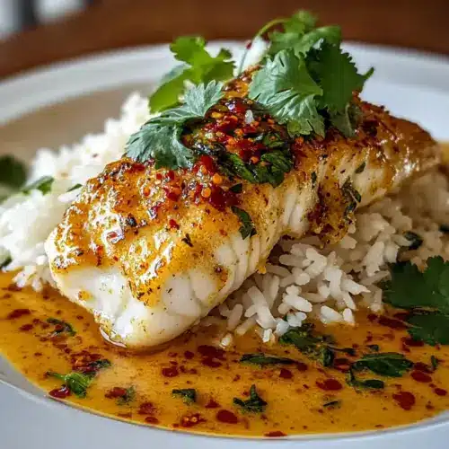Tropical Grouper with Spicy Coconut