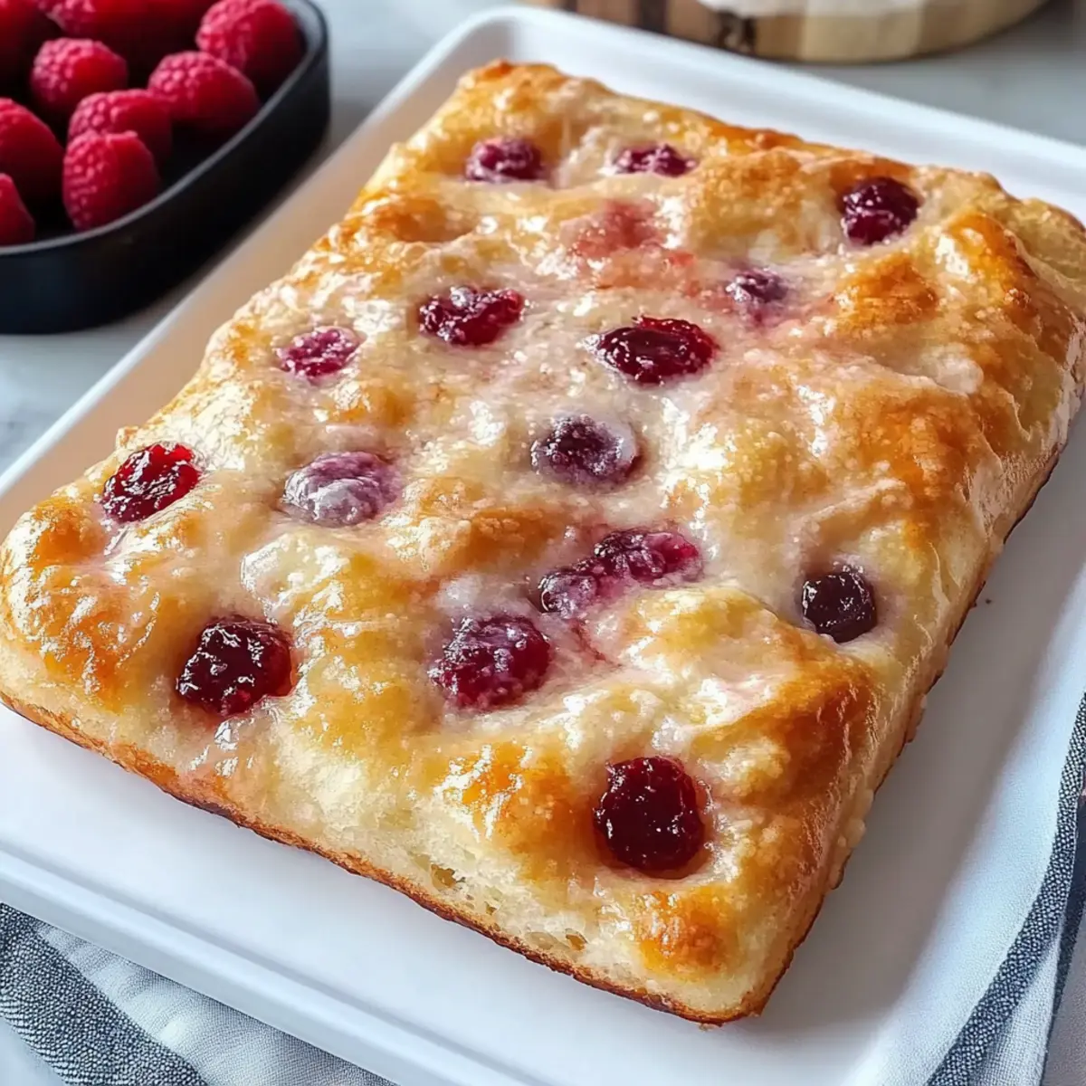 Homemade Jam Donut Focaccia